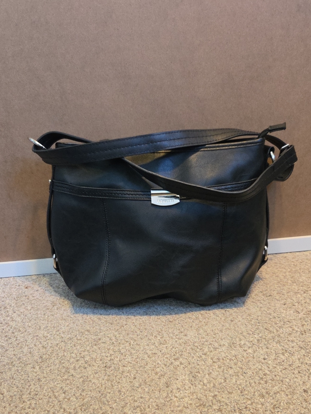 Rosetti Black Hobo Bag